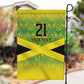 Afro-Jamaicans Custom Garden Flag Reggae Boyz With Traditional Pattern