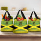 Afro-Jamaicans Custom Grocery Bag Reggae Boyz With Traditional Pattern
