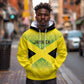 Afro-Jamaicans Custom Hoodie Reggae Boyz With Traditional Pattern