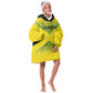 Afro-Jamaicans Custom Kid Wearable Blanket Hoodie Reggae Boyz With Traditional Pattern