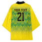 Afro-Jamaicans Custom Kimono Reggae Boyz With Traditional Pattern