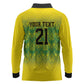 Afro-Jamaicans Custom Long Sleeve Polo Shirt Reggae Boyz With Traditional Pattern