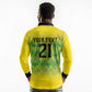 Afro-Jamaicans Custom Long Sleeve Polo Shirt Reggae Boyz With Traditional Pattern