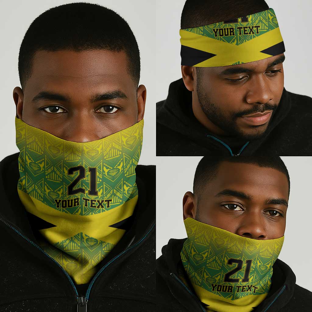 Afro-Jamaicans Custom Neck Gaiter Reggae Boyz Traditional Pattern LT9