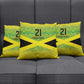 Afro-Jamaicans Custom Pillow Cover Reggae Boyz With Traditional Pattern