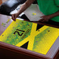 Afro-Jamaicans Custom Puzzle Reggae Boyz With Traditional Pattern