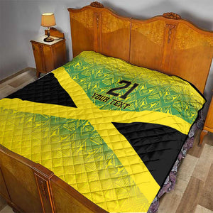Afro-Jamaicans Custom Quilt Reggae Boyz With Traditional Pattern