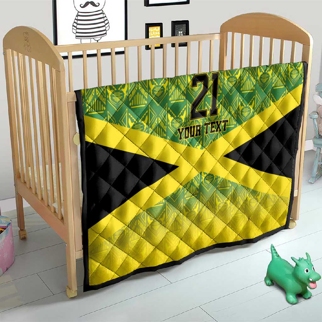 Afro-Jamaicans Custom Quilt Reggae Boyz With Traditional Pattern