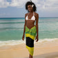 Afro-Jamaicans Custom Sarong Reggae Boyz With Traditional Pattern