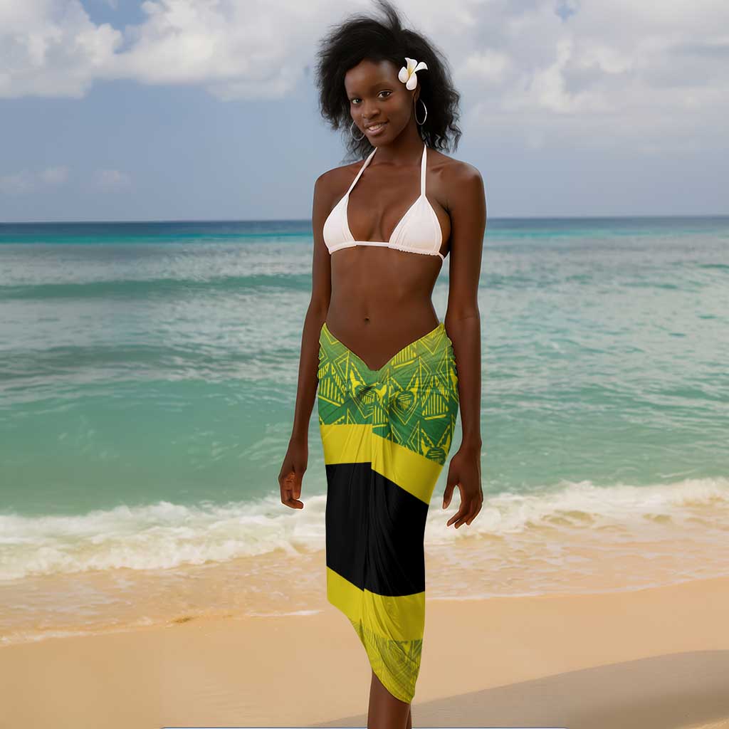 Afro-Jamaicans Custom Sarong Reggae Boyz With Traditional Pattern