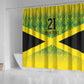 Afro-Jamaicans Custom Shower Curtain Reggae Boyz With Traditional Pattern