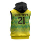 Afro-Jamaicans Custom Sleeveless Hoodie Reggae Boyz With Traditional Pattern - African Pride