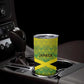 Afro-Jamaicans Custom Tumbler Cup Reggae Boyz With Traditional Pattern