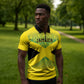 Afro-Jamaicans Custom Zipper Polo Shirt Reggae Boyz With Traditional Pattern