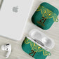 Afro-Jamaicans Tribal Custom Football AirPods Case Green Style