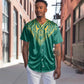 Afro-Jamaicans Tribal Custom Football Baseball Jersey Green Style