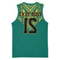 Afro-Jamaicans Tribal Custom Football Basketball Jersey Green Style - African Pride