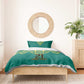 Afro-Jamaicans Tribal Custom Football Bedding Set Green Style