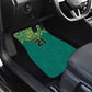 Afro-Jamaicans Tribal Custom Football Car Mats Green Style