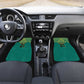 Afro-Jamaicans Tribal Custom Football Car Mats Green Style