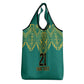 Afro-Jamaicans Tribal Custom Football Grocery Bag Green Style