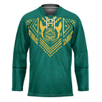 Afro-Jamaicans Tribal Custom Football Hockey Jersey Green Style