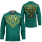 Afro-Jamaicans Tribal Custom Football Hockey Jersey Green Style