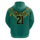 Afro-Jamaicans Tribal Custom Football Hoodie Green Style