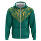 Afro-Jamaicans Tribal Custom Football Hoodie Green Style