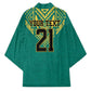 Afro-Jamaicans Tribal Custom Football Kimono Green Style