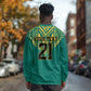 Afro-Jamaicans Tribal Custom Football Long Sleeve Shirt Green Style