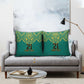Afro-Jamaicans Tribal Custom Football Pillow Cover Green Style