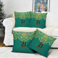 Afro-Jamaicans Tribal Custom Football Pillow Cover Green Style