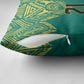 Afro-Jamaicans Tribal Custom Football Pillow Cover Green Style