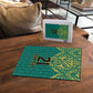 Afro-Jamaicans Tribal Custom Football Puzzle Green Style