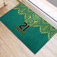 Afro-Jamaicans Tribal Custom Football Rubber Doormat Green Style