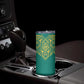 Afro-Jamaicans Tribal Custom Football Skinny Tumbler Green Style