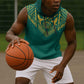Afro-Jamaicans Tribal Custom Football Sleeveless Hoodie Green Style - African Pride