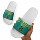 Afro-Jamaicans Tribal Custom Football Slide Sandals Green Style
