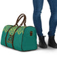 Afro-Jamaicans Tribal Custom Football Travel Bag Green Style