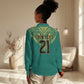 Afro-Jamaicans Tribal Custom Football Women Casual Shirt Green Style LT9