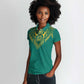 Afro-Jamaicans Tribal Custom Football Women Polo Shirt Green Style