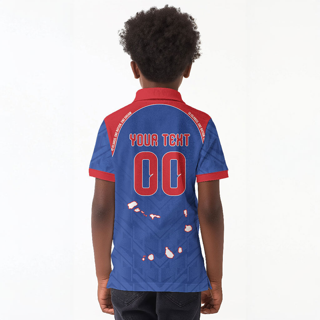 Cape Verde Atlantic Stars Custom Kid Polo Shirt Football 2026 Supporter