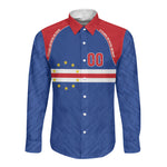Cape Verde Atlantic Stars Custom Long Sleeve Button Shirt Football 2026 Supporter