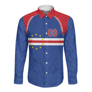 Cape Verde Atlantic Stars Custom Long Sleeve Button Shirt Football 2026 Supporter