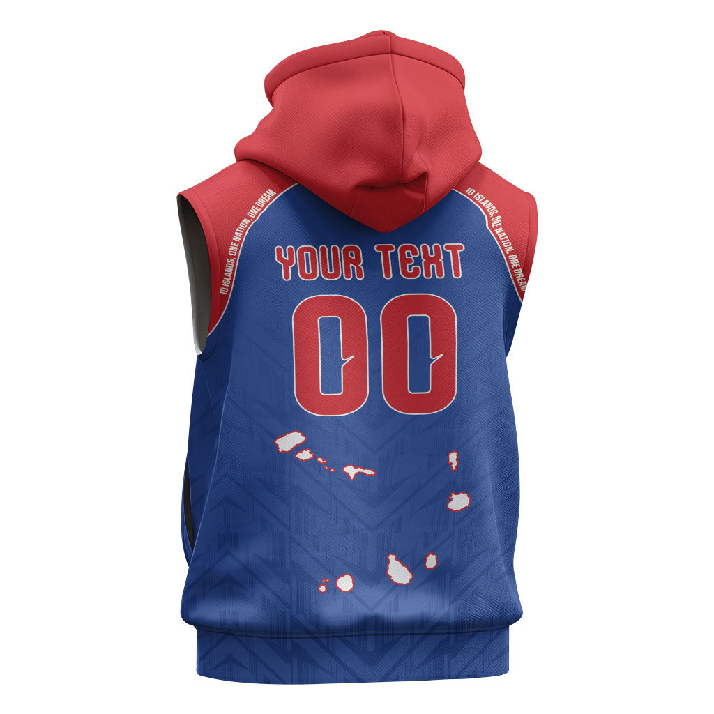 Cape Verde Atlantic Stars Custom Sleeveless Hoodie Football 2026 Supporter