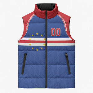 Cape Verde Atlantic Stars Custom Sleeveless Puffer Jacket Football 2026 Supporter