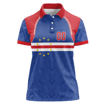 Cape Verde Atlantic Stars Custom Women Polo Shirt Football 2026 Supporter