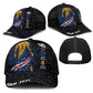 Cape Verde Goalkeeper Personalized Baseball Net Cap 40 Years Old 27 Shots Zero Goals Vintage