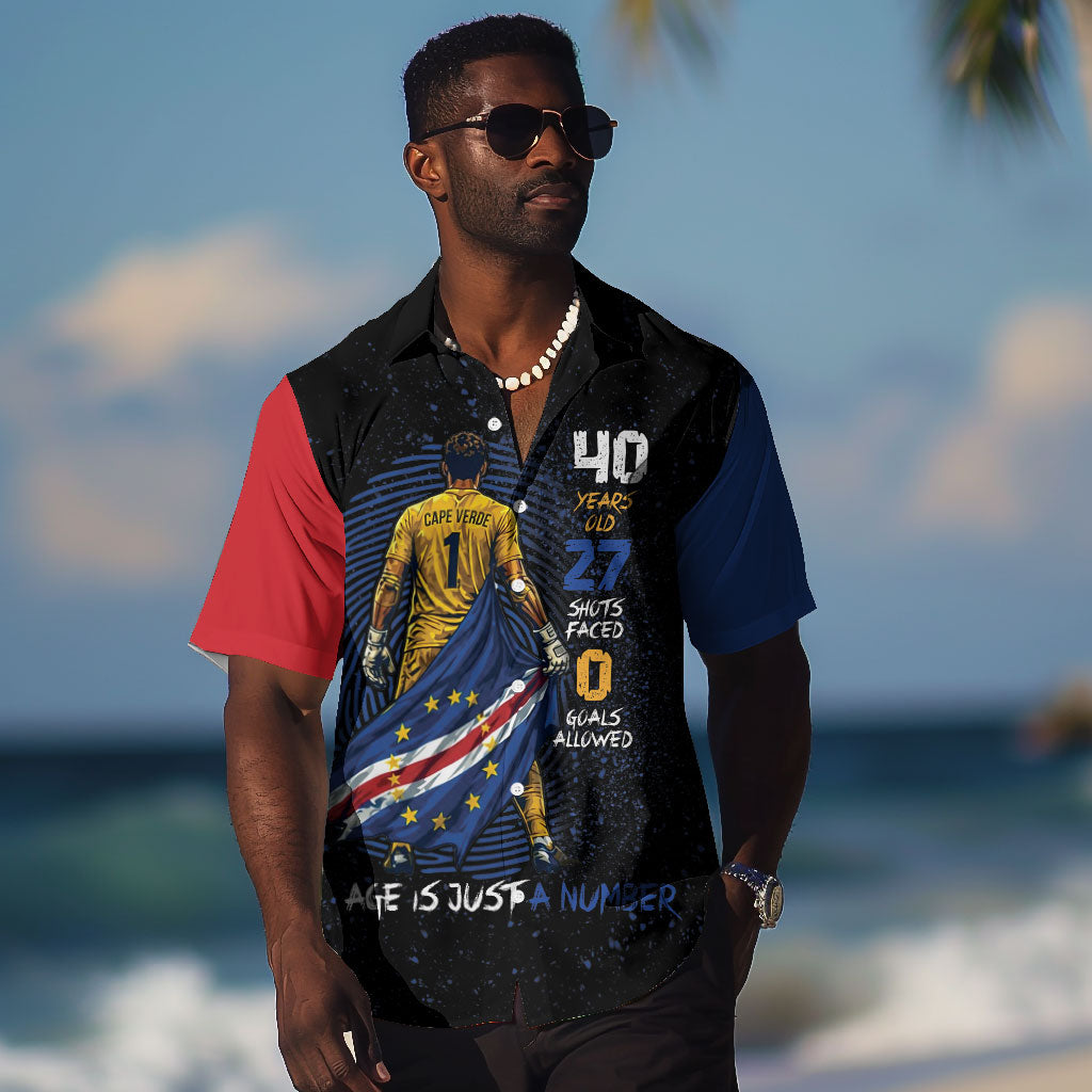 Cape Verde Goalkeeper Personalized Hawaiian Shirt 40 Years Old 27 Shots Zero Goals Vintage
